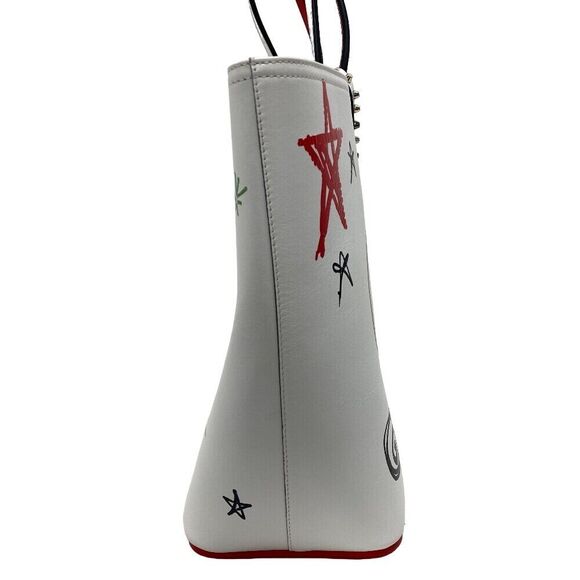 Louboutin Cabata White Cl Embossed #138751C91B - Picture 3 of 10